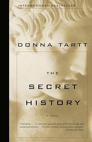 Book cover for The Secret History by Donna Tartt