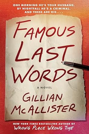 Book Cover for Famous Last Words by Gillian McAllister